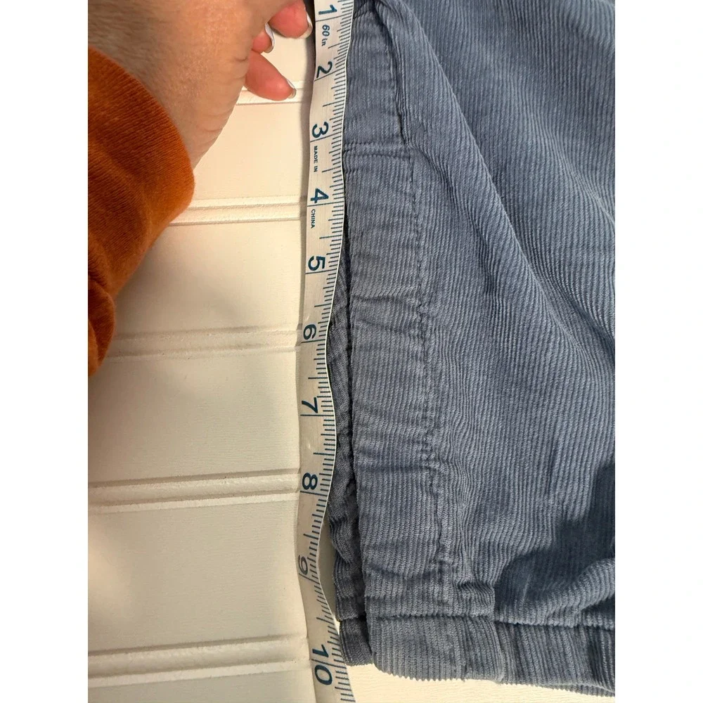 OshKosh B'gosh Overalls Kids 18M Blue Flannel Lined Corduroy Vestbak OSH11771
